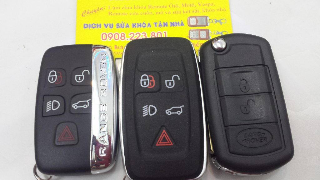 Chìa Khóa Land Rover Chìa Khóa Gập Chìa Khóa Smartkey 5 Nút