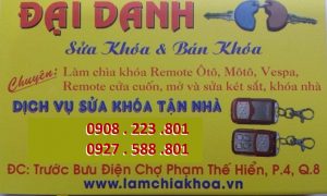 Làm Chia Khóa Xe ÔTô Tại HCM Giá Rẻ Chuyên Nghiệp